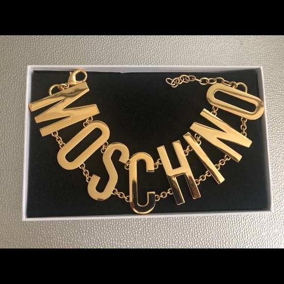 Moschino X H&M Choker Gold Platted - Picture 4 of 4
